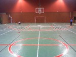 Création de multi terrain sportifs basketball, badminton, tennis,handball et volleyball en intérieur
